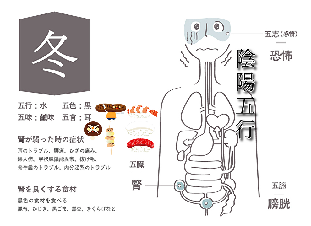 東洋医学的 冬への準備