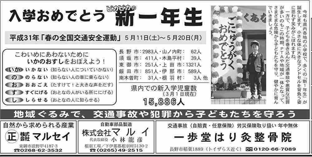 平成31年春の交通安全運動